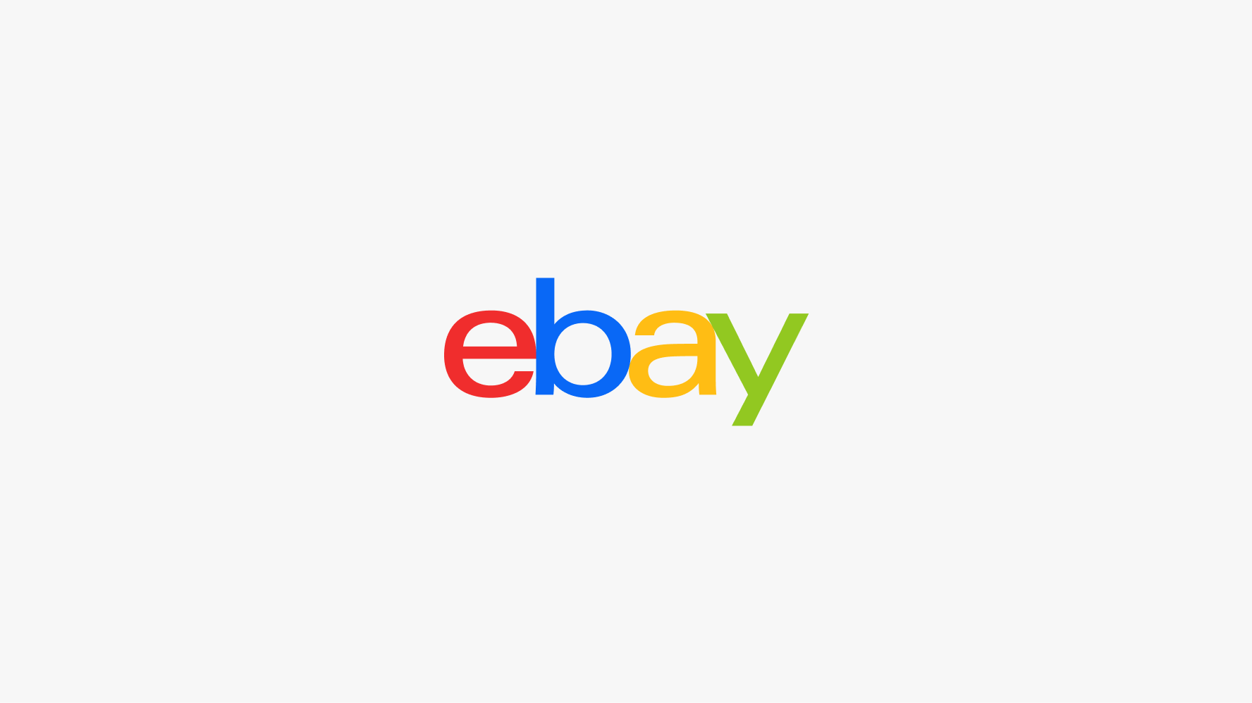 Официальный цветной логотип eBay на светлом фоне
