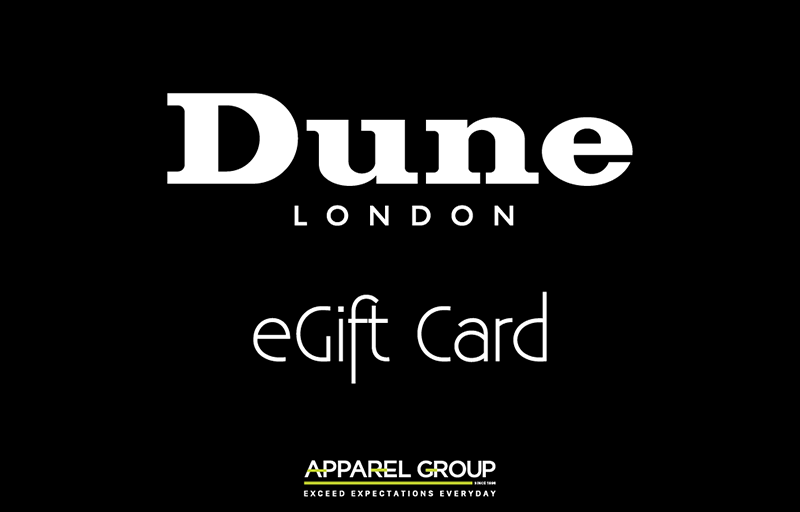 Чёрная брендированная подарочная карта Dune London