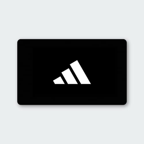 Чёрная подарочная карта adidas