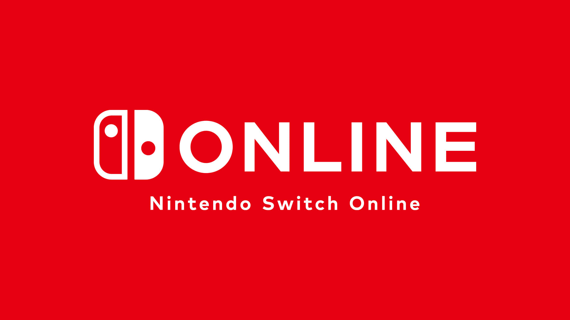 Официальный логотип Nintendo Switch Online на красном фоне